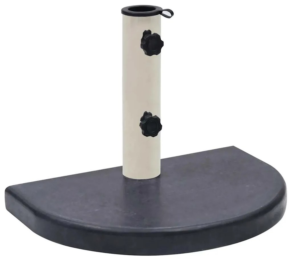Base para guarda-sol 40x28x4 cm granito preto