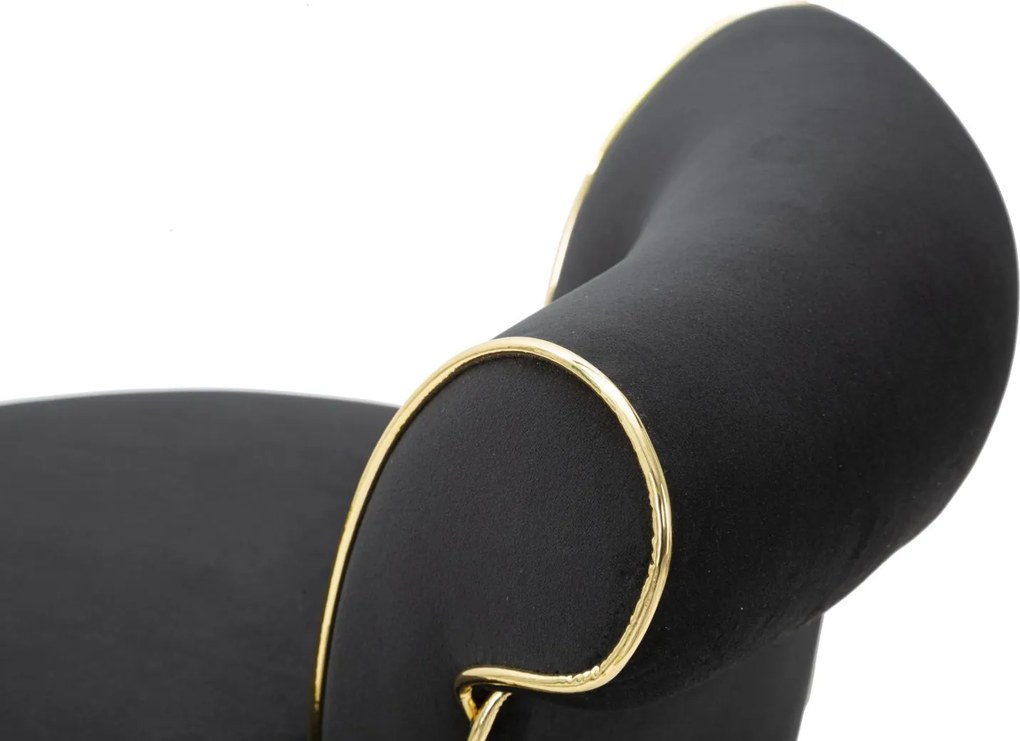 BANCO DE BAR LUXY 46X48X96 CM PRETO