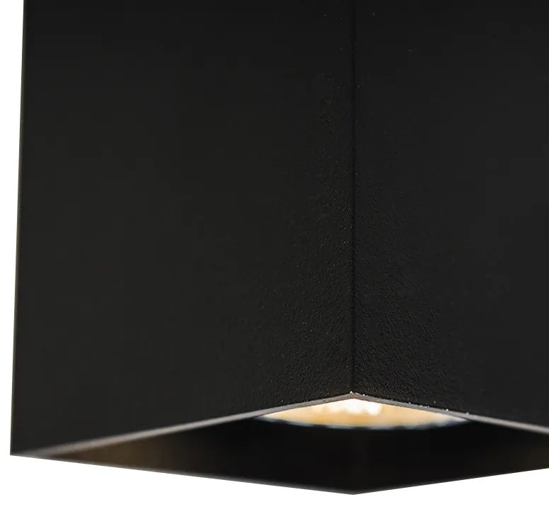 LED Foco Inteligente Preto Incl. WiFi GU10 - Qubo Moderno