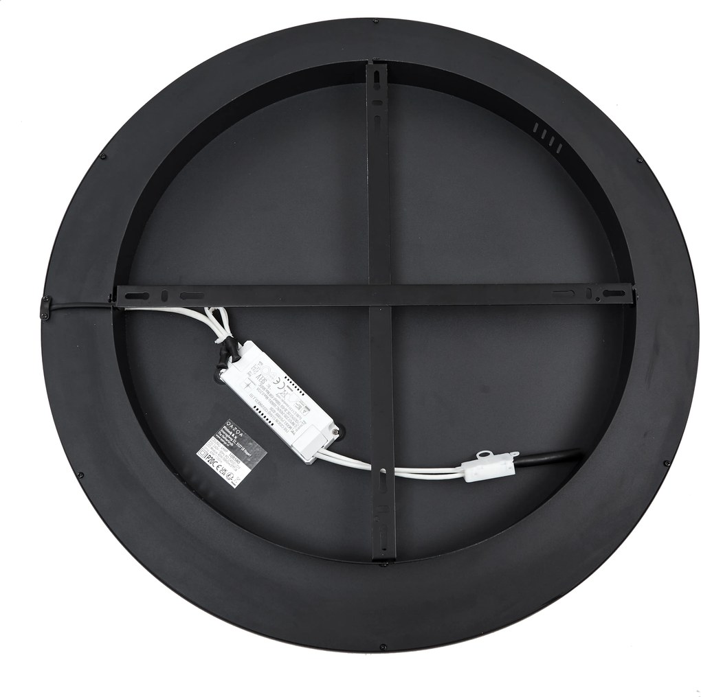 Plafon de design preto com branco incluindo LED com 3 níveis de dimerização - Xavi