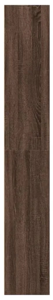 Estante 40x30x189 cm derivados de madeira carvalho castanho