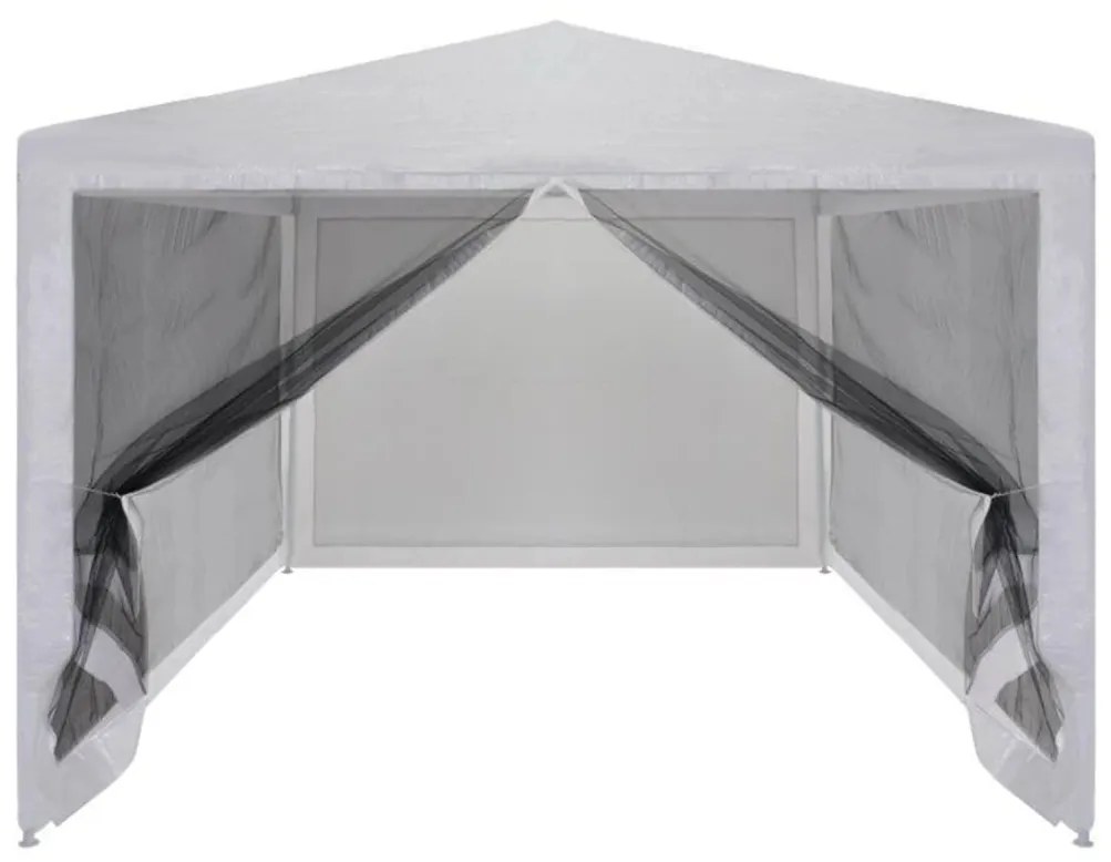 Tenda para festas com 4 paredes laterais em rede 3x3 m