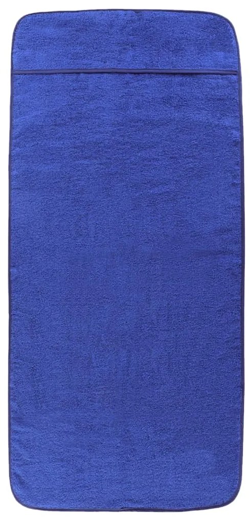 Toalhas de praia 2 pcs 60x135 cm tecido 400 GSM azul real