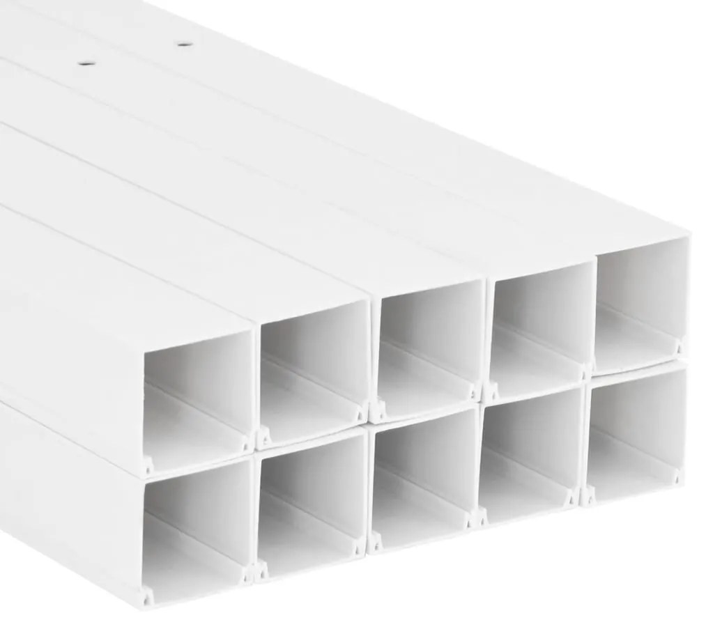 Calhas para cabos 60x40 mm 10 m PVC