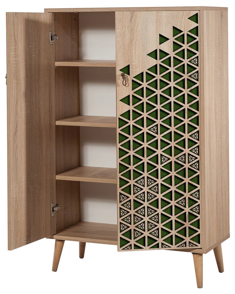 Armário Multiuso Multibox – Carvalho Sonoma – 80x127x36 cm