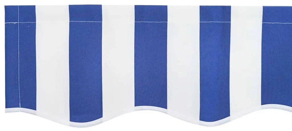 Tecido Substituto para Toldo de 3,5m x 2m Azul e Branco