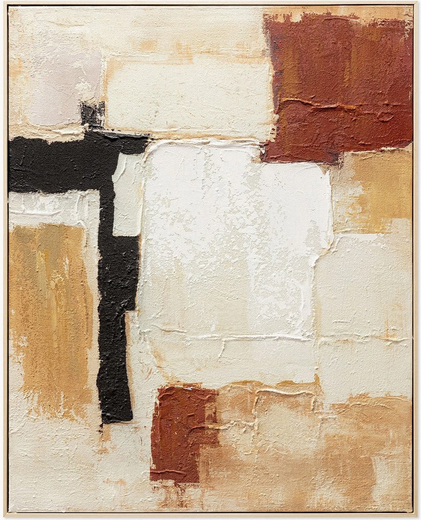 Quadro em tela com moldura pintado à mão Cinnamon