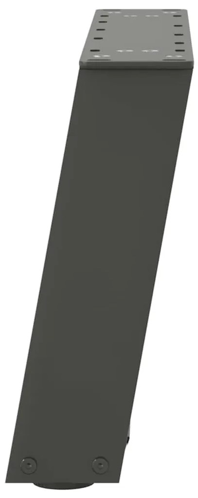 Pés para mesa de centro em forma de U, 2 peças, antracite, 50x(30-31)