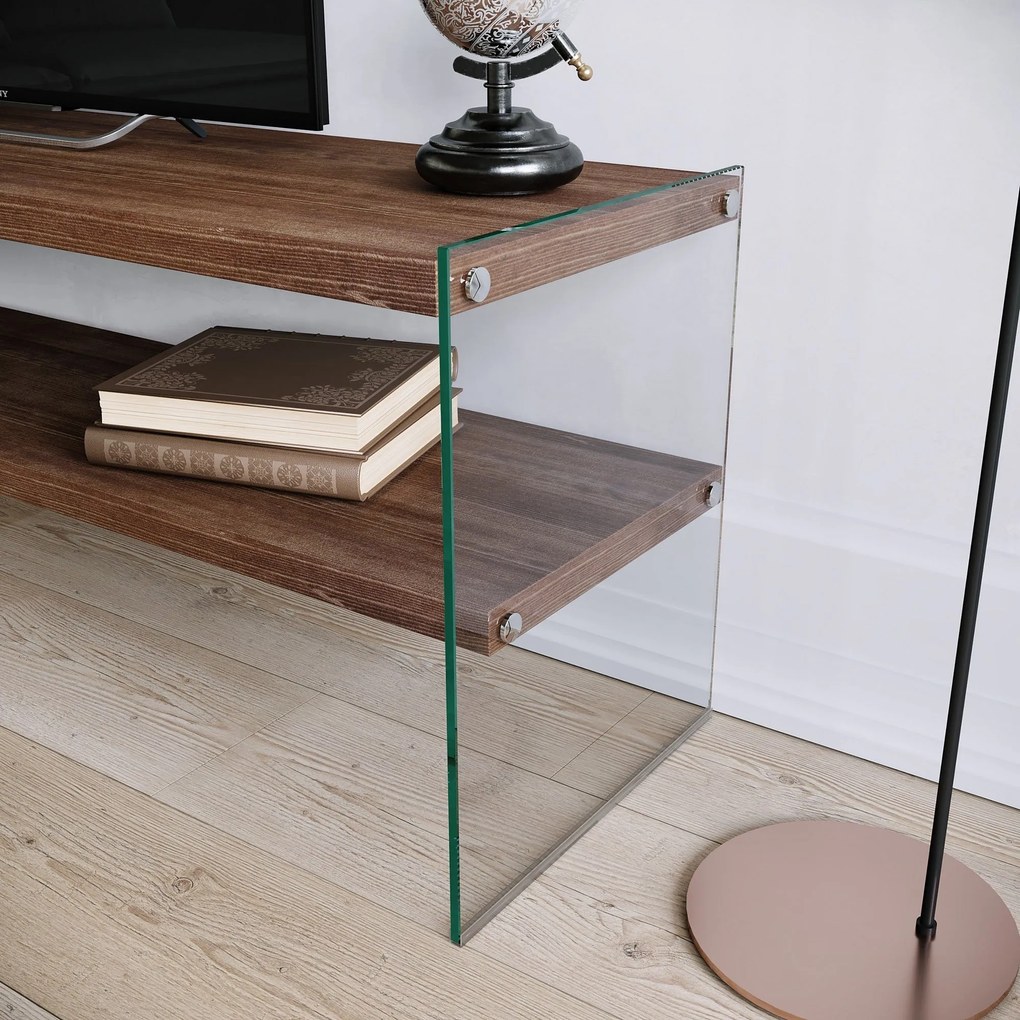 Móvel TV TV1003 – Walnut – 120 cm x 45 cm x 35 cm