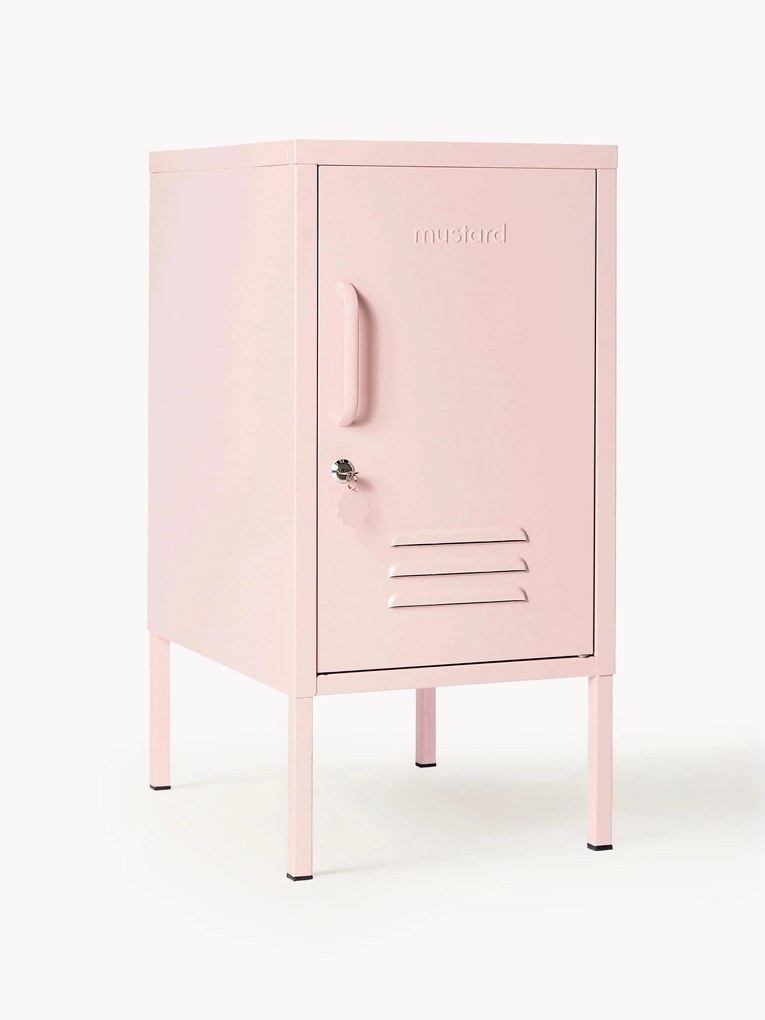 Mesa de cabeceira em metal The Shorty, abertura à esquerda