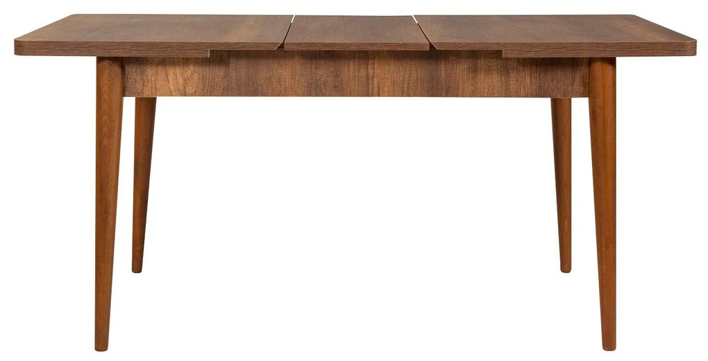 Conjunto de Mesa de Jantar Extensível e Cadeiras Vina – Nogueira e Cin