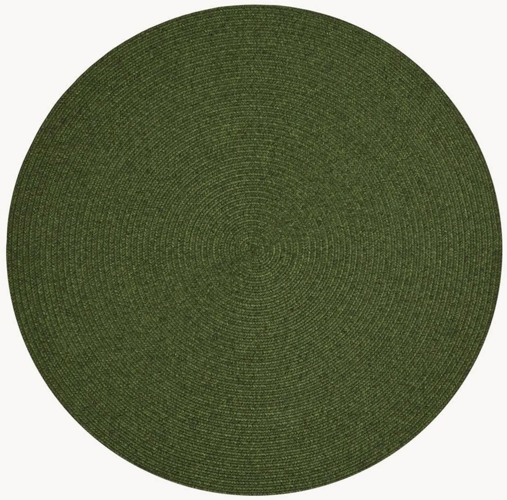 Tapete redondo para interior e exterior Trenzado