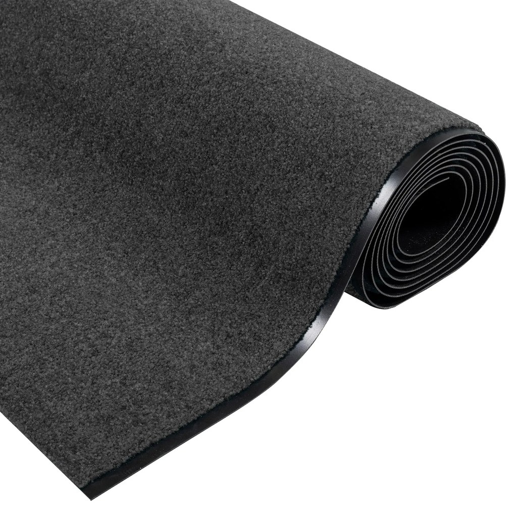 Capacho lavável vidaXL antracite 120x350 cm