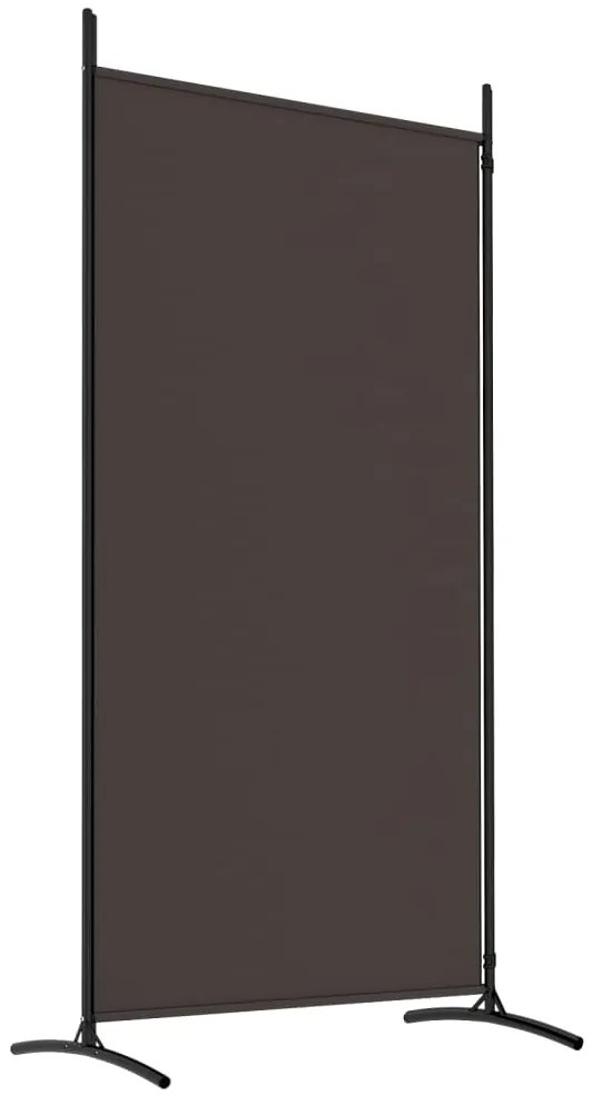 Divisória de quarto com 2 painel 175x180 cm castanho tecido