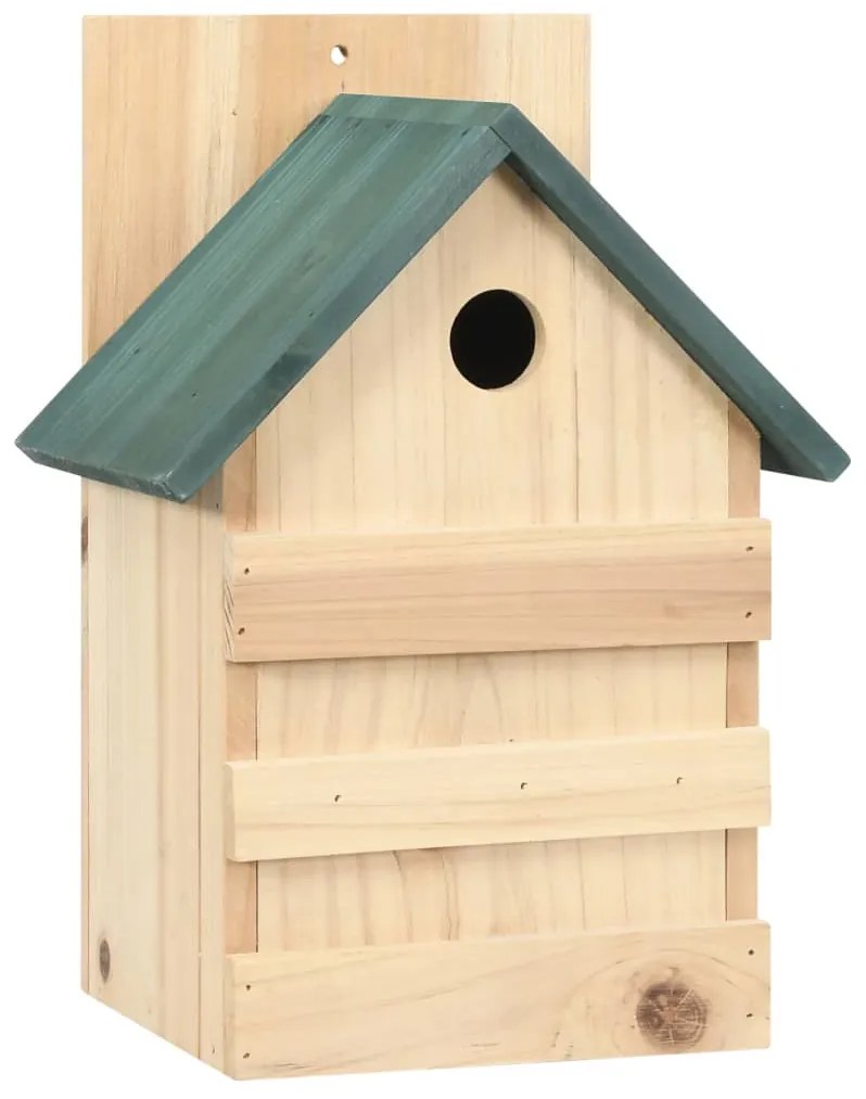 Casas para pássaros 4 pcs 23x19x33 cm madeira de abeto