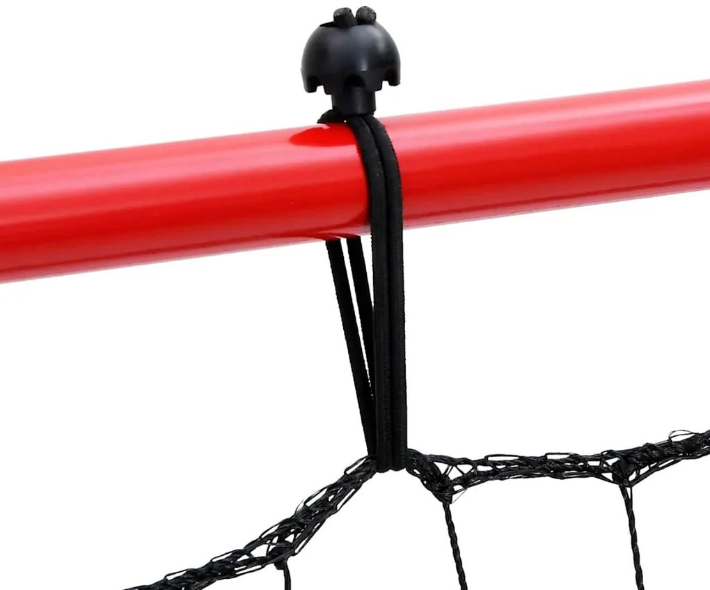 Rede de ressalto para futebol ajustável 100 x 100 cm