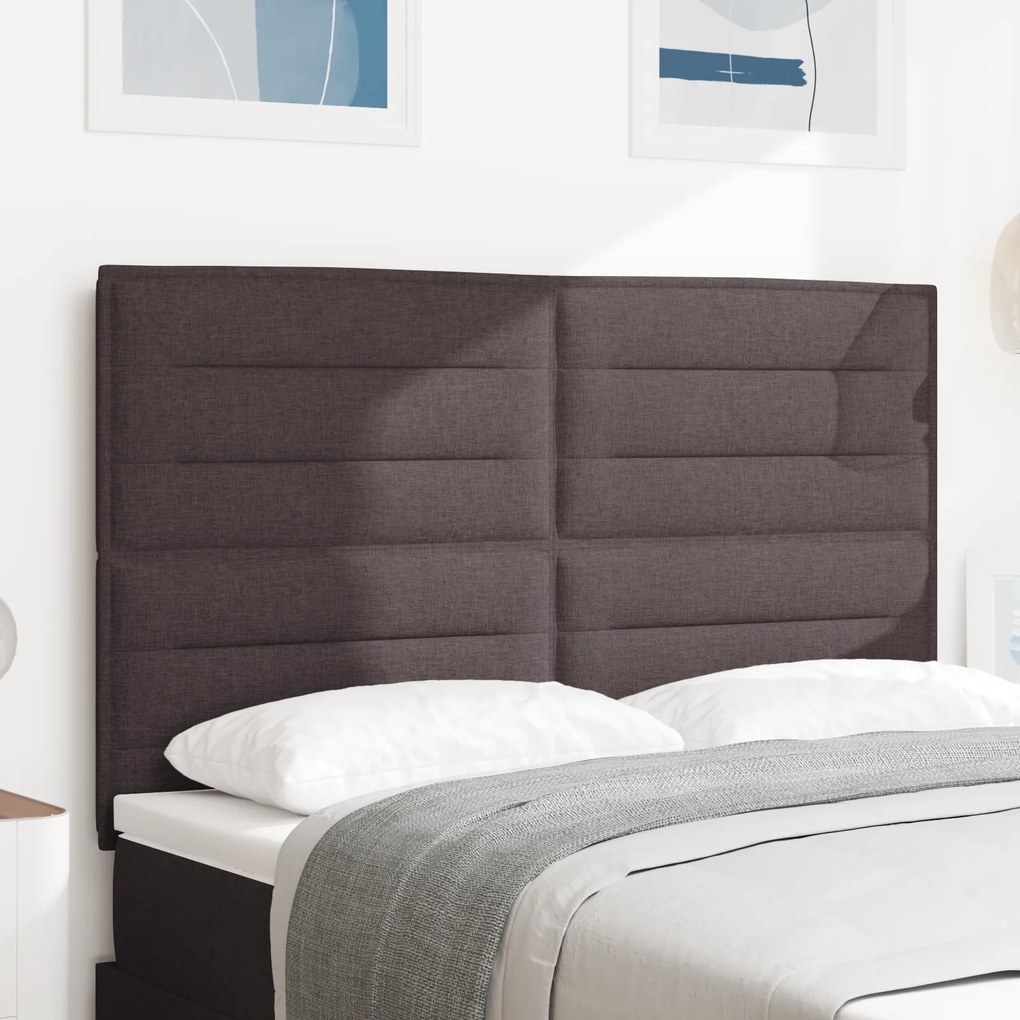 Cabeceira Linhas Design Castanha 160 cm Tecido