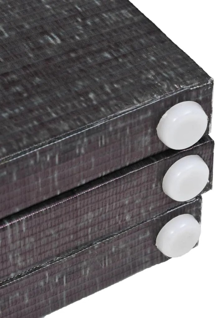 Biombo dobrável com estampa de penas 120x170 cm preto e branco