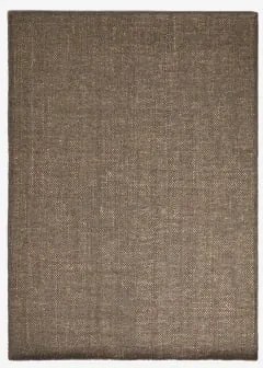 Alfombra Retangular Em Lã E Juta Wamba Toupeira & 160 X 230 Cm - Sklum