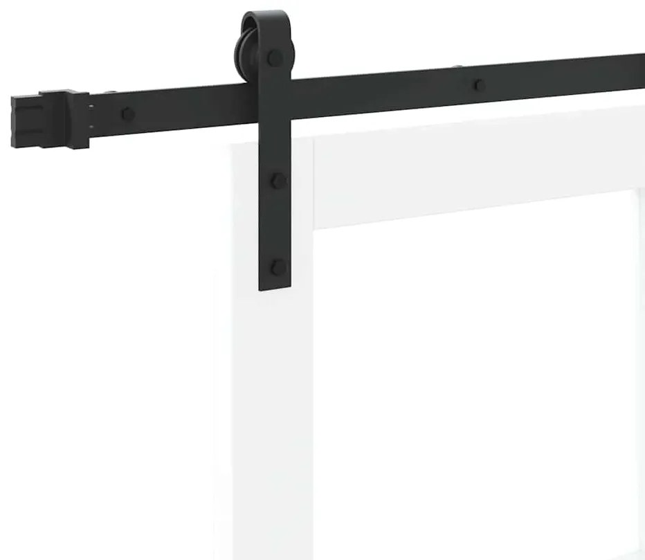 Porta Deslizante vidaXL com Conjunto de Ferragens 'ORKDAL'Branca 61x19