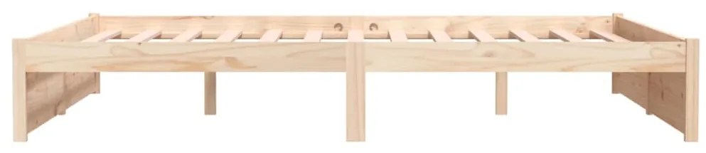 Estrutura de cama king 150x200 cm madeira maciça