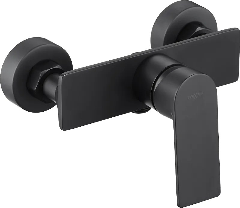 Mexen Alexa misturador de ducha, preto - 71240-70