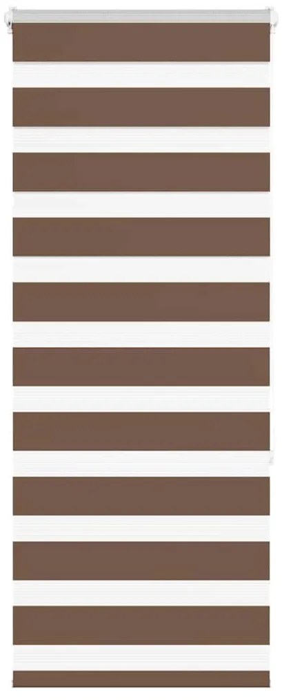 vidaXL Cortina de zebra 65x150 cm largura do tecido 60,9 cm poliéster