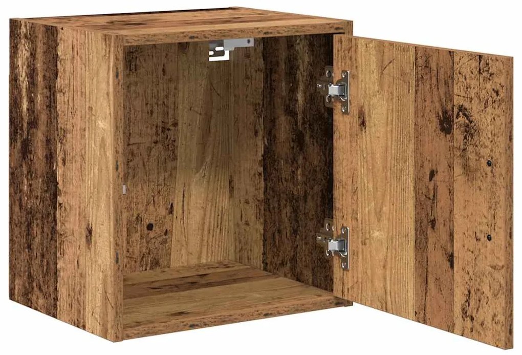 Armários de parede para garagem 2 pcs derivados de madeira