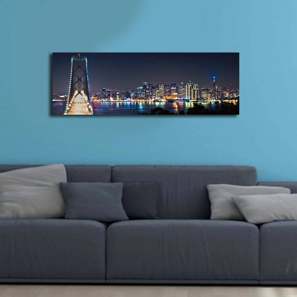 **** Pintura Decorativa em Tela com LED 3090IACT-37 – Multicolor – 30