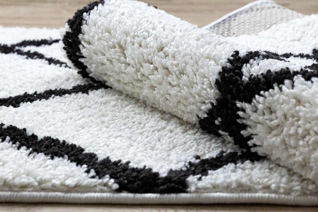 Tapete, Passadeira BERBER CROSS branco - para cozinha, ante-sala, corredor