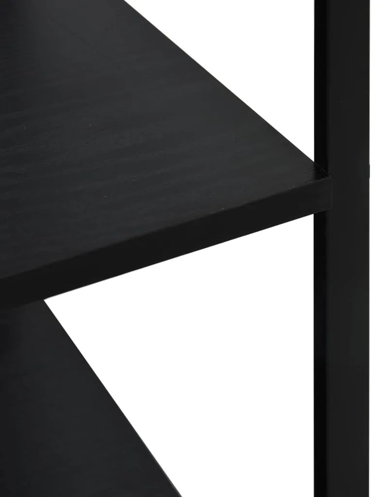 Armário para micro-ondas derivados de madeira preto