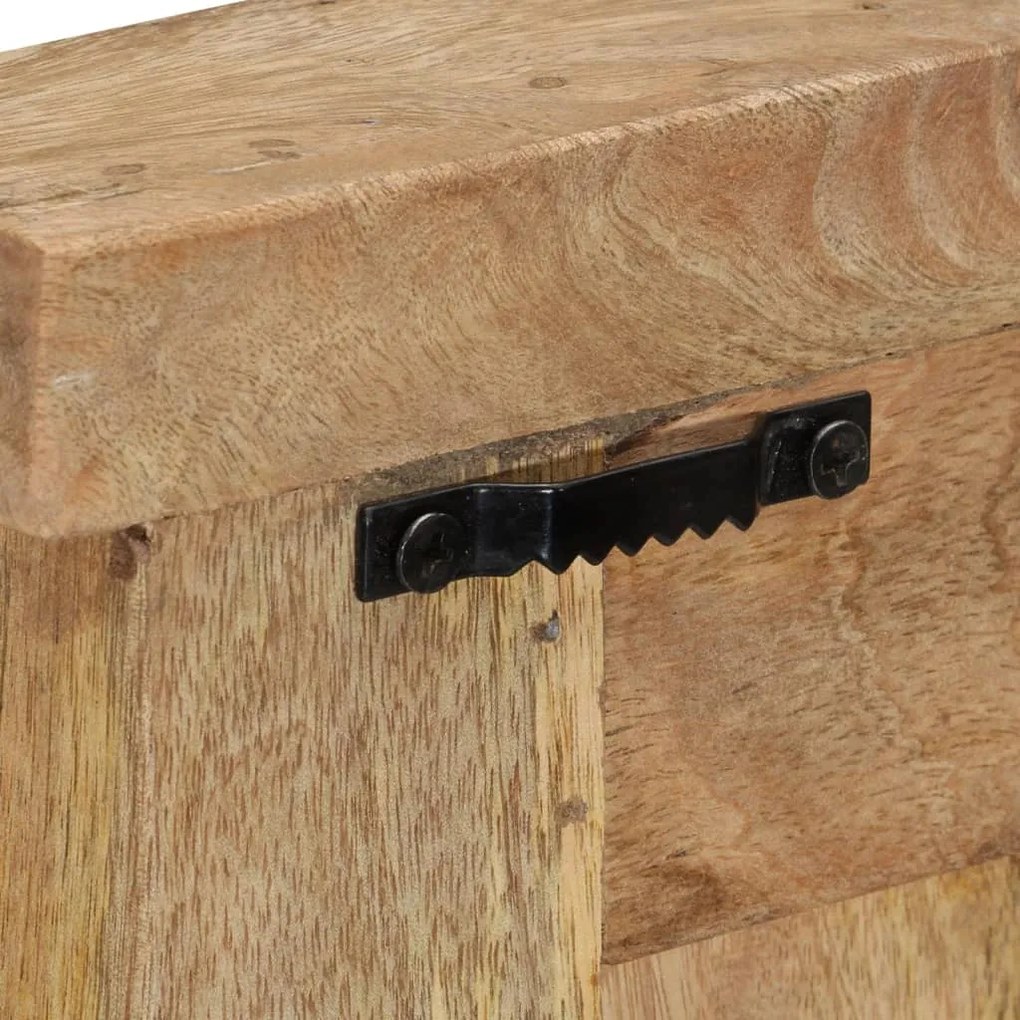 Bengaleiros 2 pcs madeira de mangueira maciça 38x100 cm