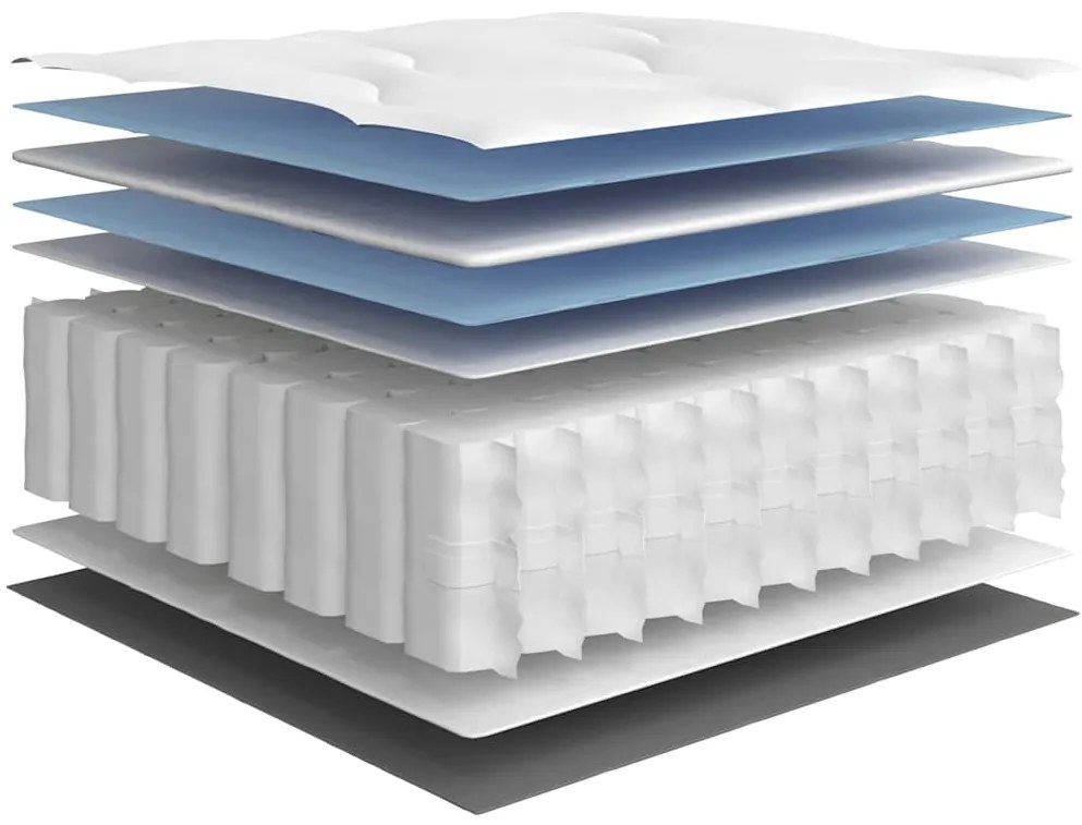 Colchão de molas ensacadas médio 100x200 cm