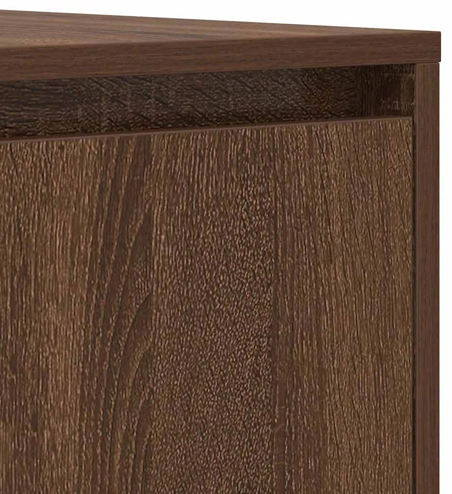 Sideboard Castanho Carvalho 120x41x75 cm Madeira engenheirada