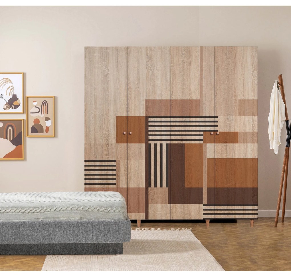 Roupeiro Loni – Sonomo – 180x192x52 cm