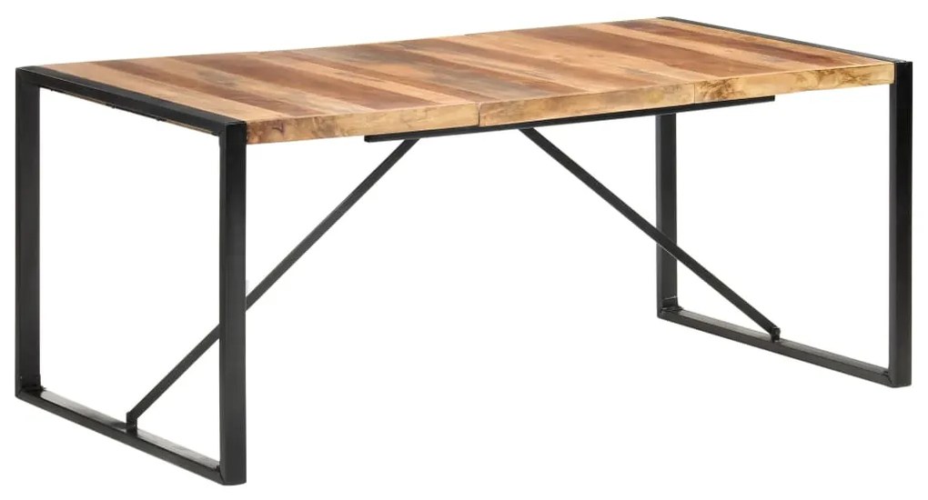 vidaXL Mesa de jantar 180x90x75 cm madeira maciça