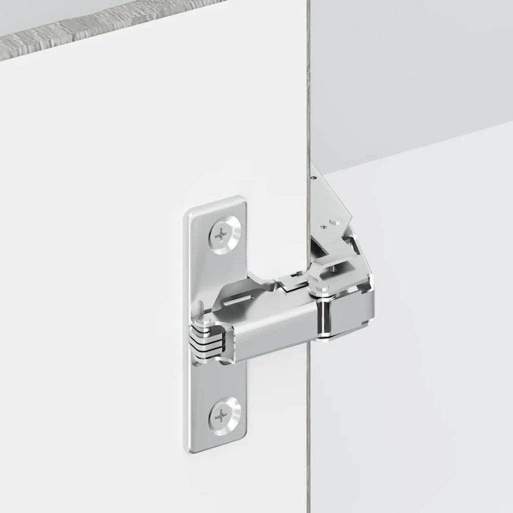 Armário baixo de canto de cozinha Kalmar sonoma cinzento