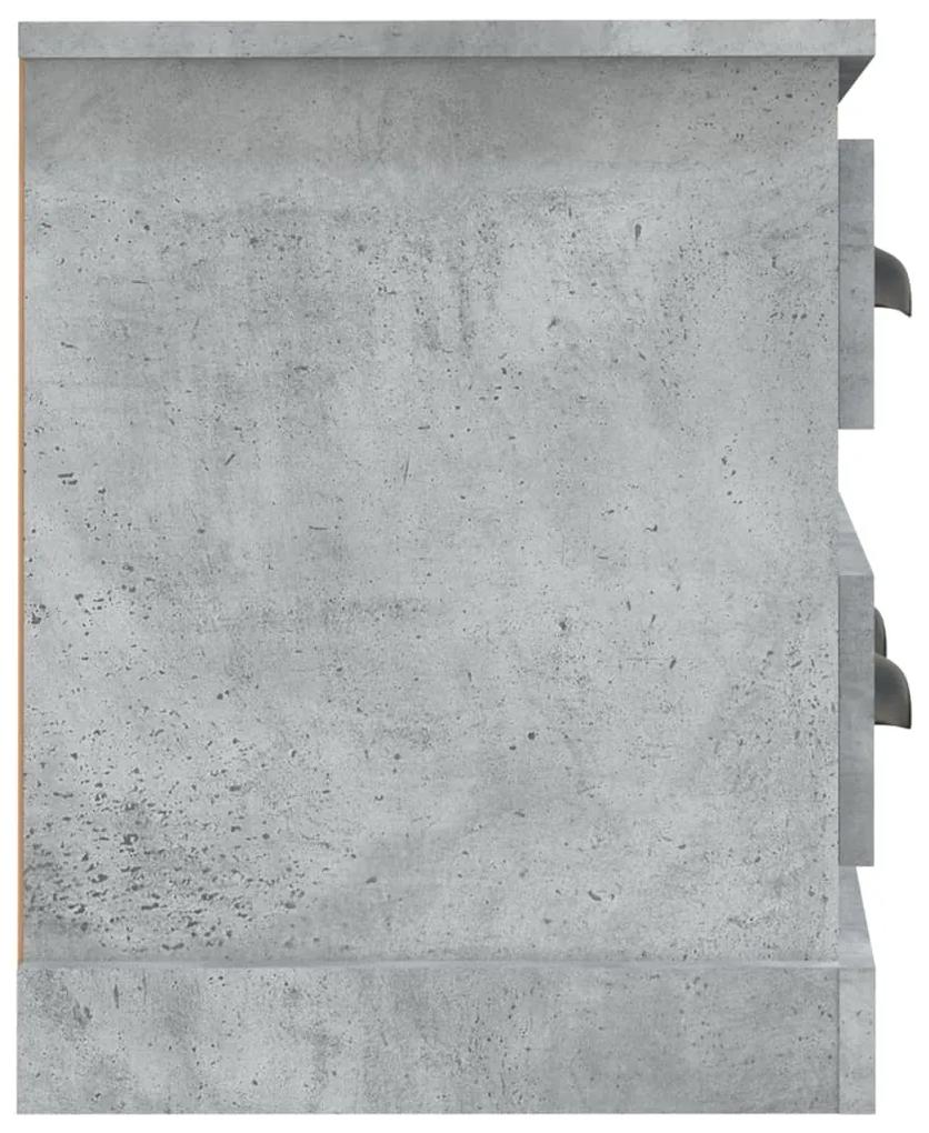 Móvel p/ TV 100x35,5x45cm derivados de madeira cinzento cimento
