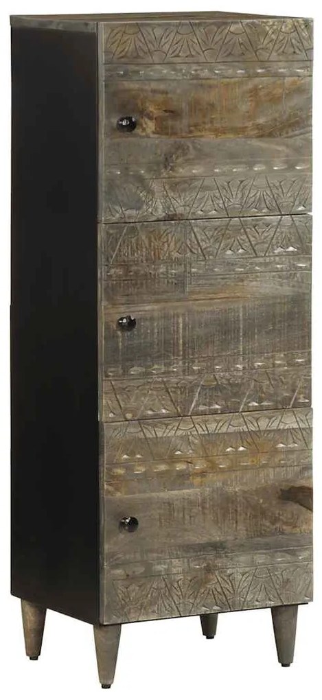 vidaXL Aparador alto 40x33x110 cm madeira de mangueira maciça