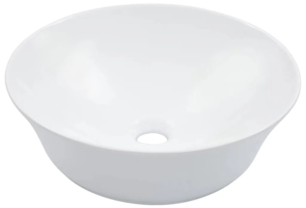 vidaXL Lavatório 41x12,5 cm cerâmica branco