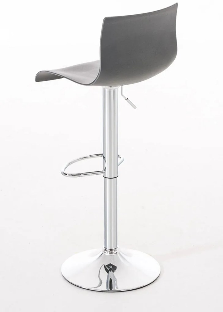 Banco de bar Hoover 39 x 84-104 x 36 cm Cinzento