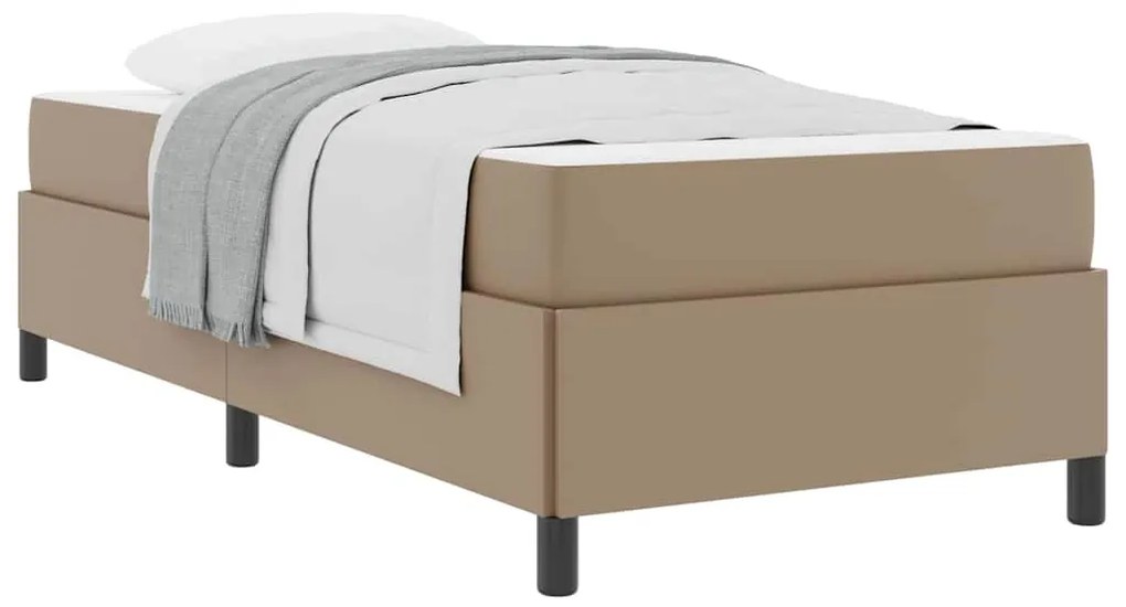 Estrutura de cama com colchão Cappuccino 90 x 190 cm