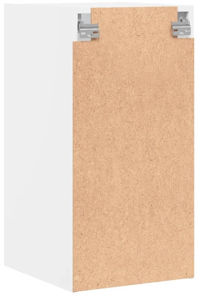 Armário de parede c/ portas de vidro 35x37x68,5 cm branco