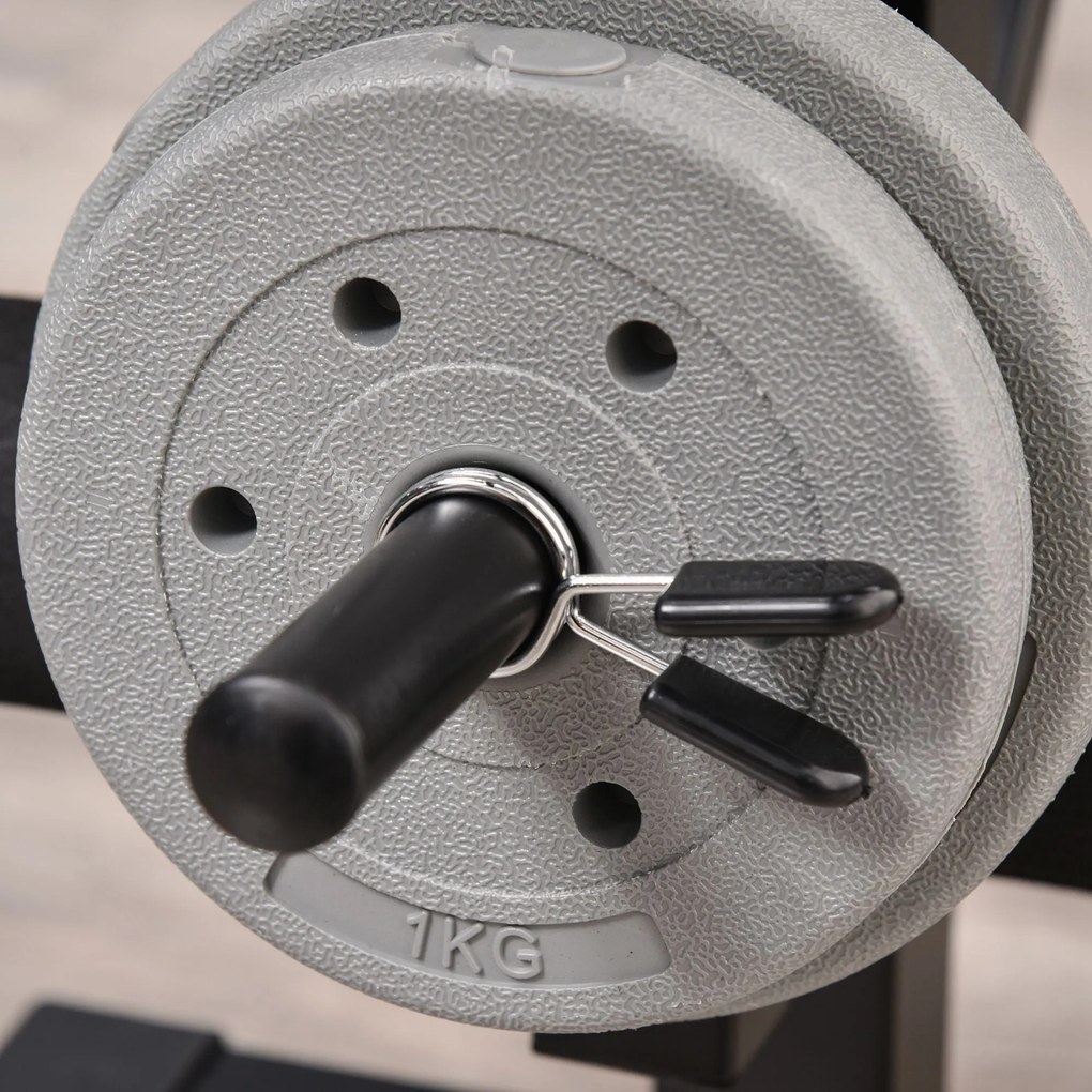 Banco de Pesos Multifuncional Banco de Musculação com Encosto Ajustáve