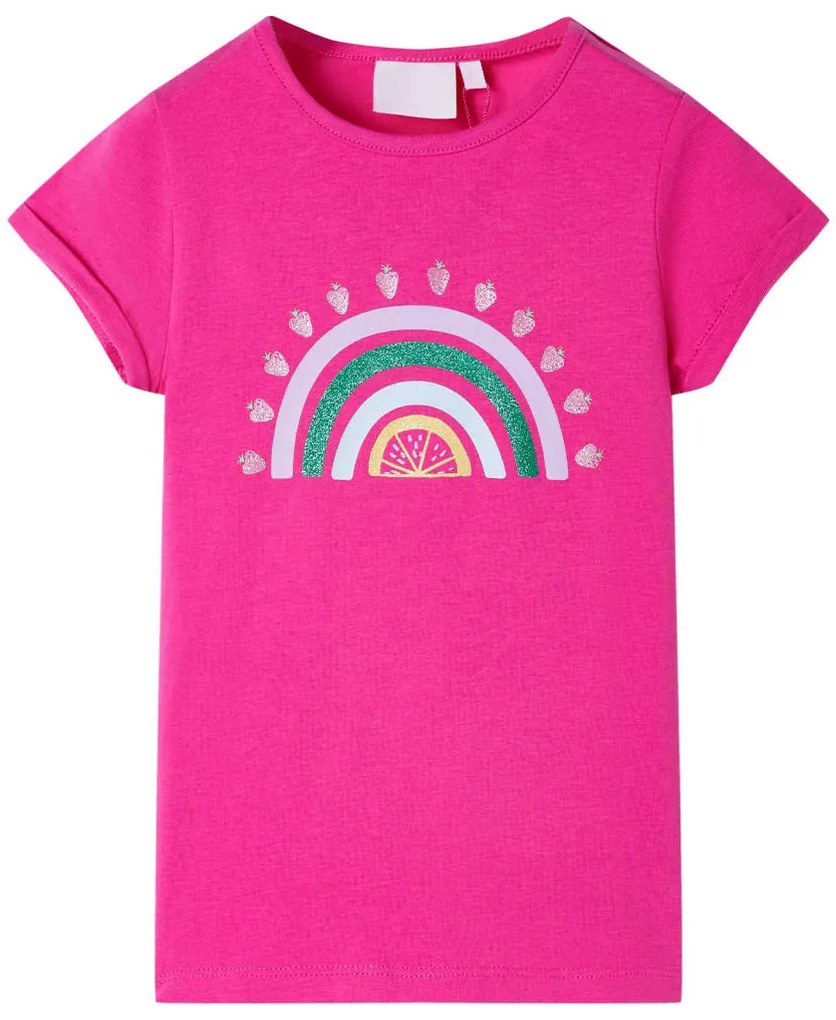 T-shirt de criança rosa-escuro 116
