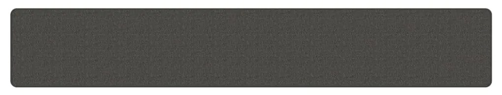 Tapete/passadeira 50x300 cm aspeto sisal antracite