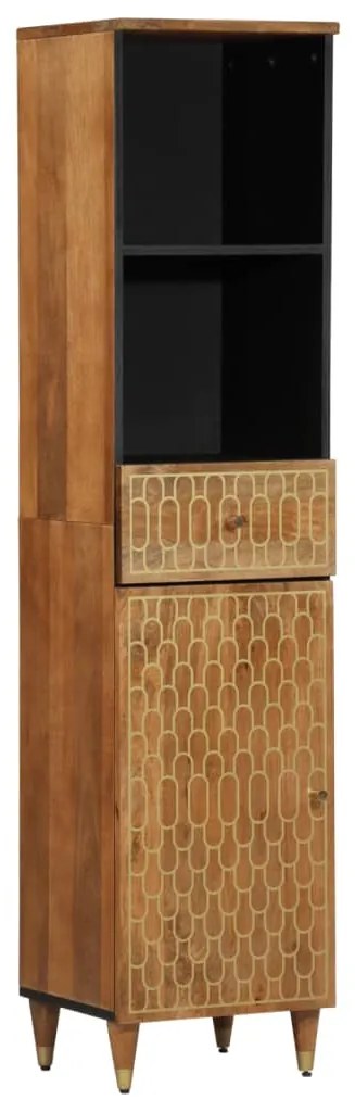 vidaXL Armário de casa de banho 38x33x160 cm mangueira maciça