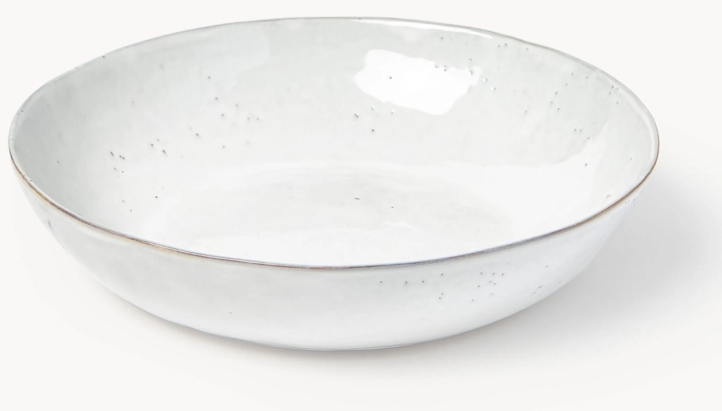 Taça de servir artesanal Nordic Sand, Ø 34 cm