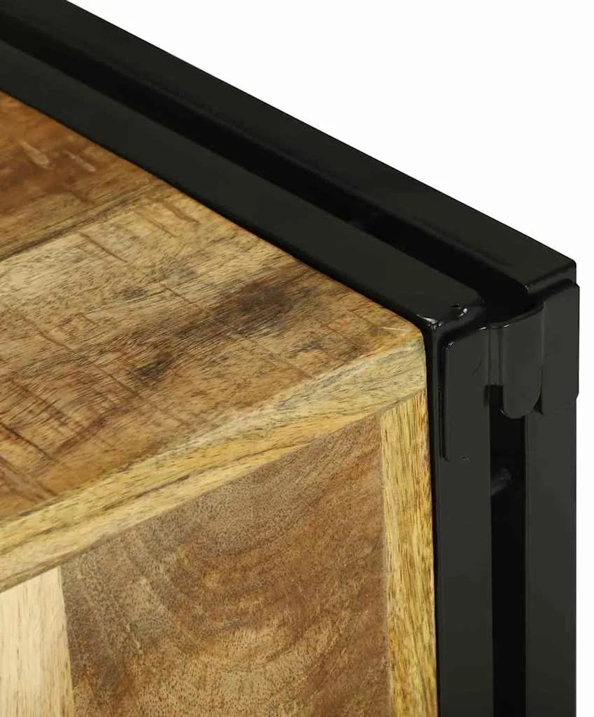 Rack de Vinho 34,5 x 35 x 39 cm Madeira Sólida de Mangueira Rústica
