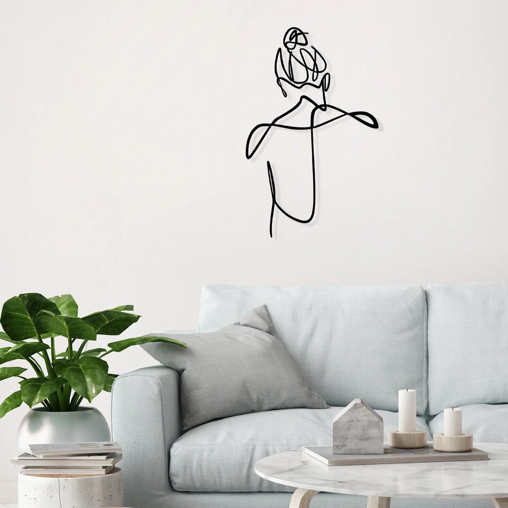 Acessório Decorativo de Parede Model-092 – Preto – 39 x 57 cm